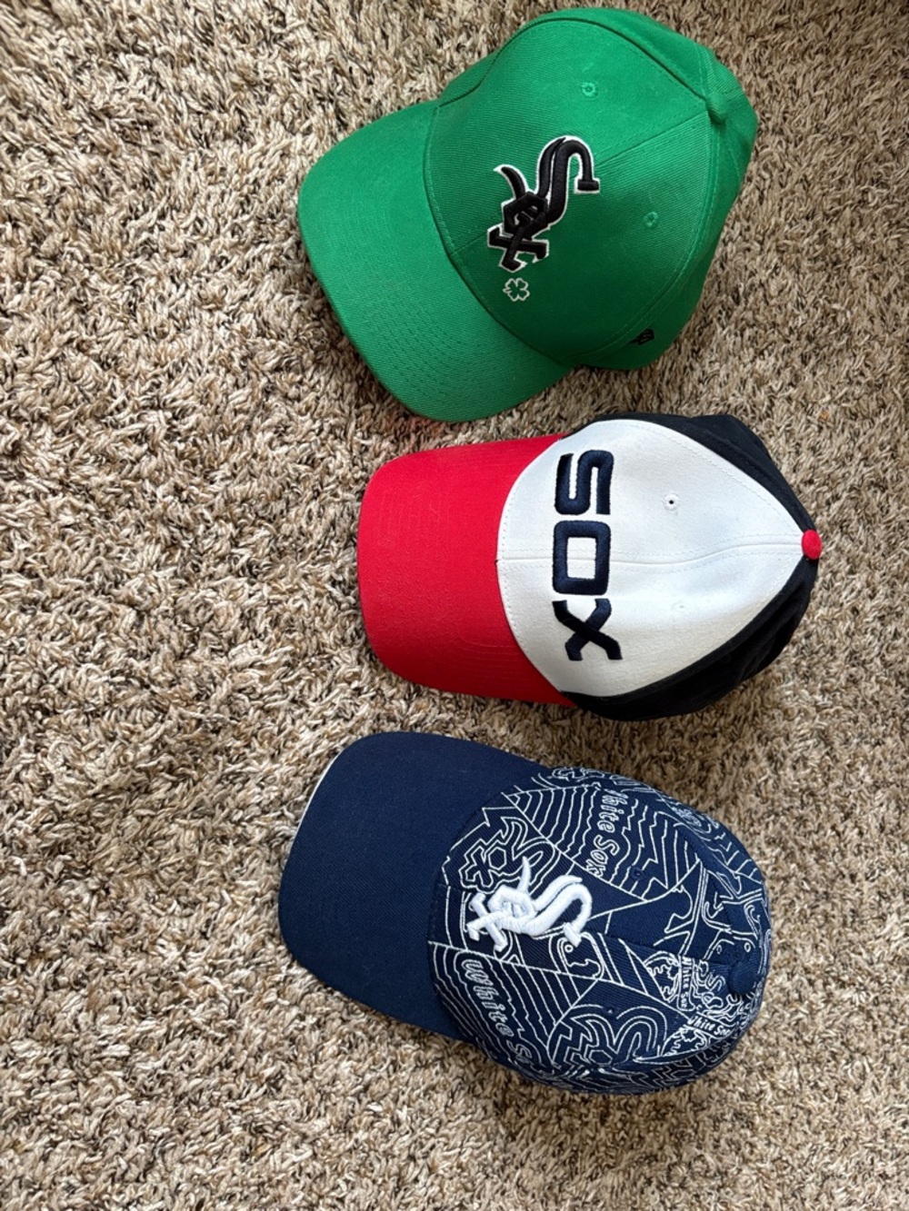 Lot of three White Sox Hats
